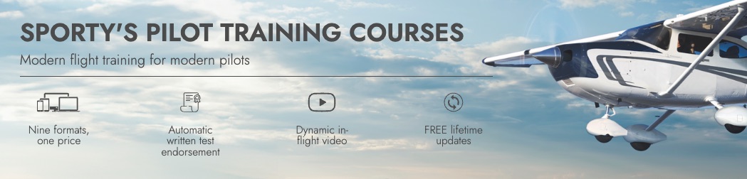 Sporty's Pilot Training Courses — modern flight training for modern pilots